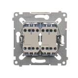 Simon 54 Łącznik krzyżowy podwójny (mechanizm) 10A 250V szybkozłączka SW7/2XM KONTAKT