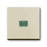 BASIC55 Wyłącznik z klawiszem 1-biegunowy  kremowy