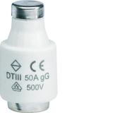 Wkładka bezpiecznikowa DTIII/E33 wyk.zwłoczne gG (Bi-Wtz) 50A 500VAC LE3350 HAGER