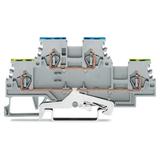 złączka dwupiętrowa 1,5 mm2 szara /50szt./ WAGO