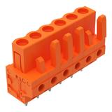 MCS-MIDI Classic gniazdo 6-bieg. pomarańczowe raster 5,08 mm