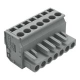 MCS-MIDI Classic gniazdo kątowe 7-bieg. szare raster 5 mm /50szt./ WAGO