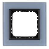 SONATA Ramka pojedyncza - kolor nieb. szkło szron