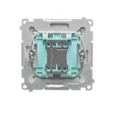 Simon Basic Przycisk dzwonek 16A 250V zaciski śrubowe biały BMD1A.01/11 KONTAKT