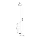 Sollux Lampa wisząca PABLO czarna SL.0632