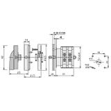 Łuk 25-15 Włącz-wyłącz  0-I  na kłódkę IP-65