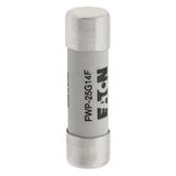 25A 690V AC gR 14X51mm FUSE W/O STRIKER Wkładka szybka 25A AC 690V 14x51 gR IEC UL FWP-25G14F EATON