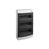 PNS 36T Rozdzielnica natynkowa drzwi przezroczyste IP40 3 rzędy 3x12 modułów 101502