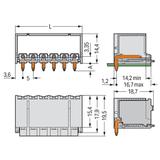 picoMAX wtyk raster 5mm 10-bieg. z kątowymi pinami lutowniczymi /100szt./ WAGO