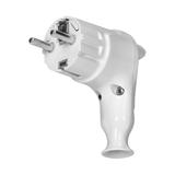 Wtyczka kątowa Uni-Schuko z wypychaczem 16A/250V, biała