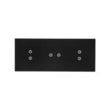 Simon 54 Touch Panel dotykowy S54 Touch 3 moduły 2 pola dotykowe pionowe + 2 pole dotykowe poziome + 2 pola dotykowe pionowe zastygła lawa DSTR3323/73 KONTAKT