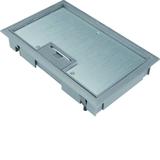 tehalit.VE-EE Pokrywa uchylna płytki montaż E04 147X247 8mm stal szary PA KDE04087011 HAGER