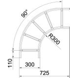 SLB 90 1130R3 FT Łuk 90°
