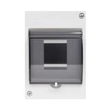 Obudowa n/t EP 1/4 z szybą IP 30 D  transparentna dymna