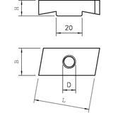 MS50SN M12 A4 Nakrętka ślizgowa