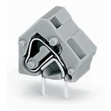 złączka do płytek drukowanych ciemnoszara raster 10/10,16 mm