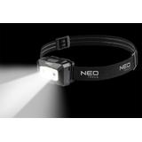 Latarka czołowa akumulatorowa USB 250 lm COB LED + czujnik ruchu