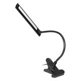 TERI LED lampka biurkowa z klipsem 5W 260lm 4000K czarna