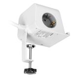 Listwa zasilająca nabiurkowa ładowarką USB śrubowym zaciskiem mocującym i przewodem 1,5m ( OR-AE-132