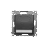 Simon 54 Oprawa oświetleniowa LED 14 V DC 0.42 W białe ciepłe 3100 K czarny !Wymagany zasilacz 14V DOS14.01/49 KONTAKT