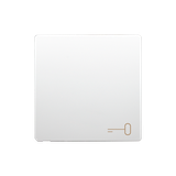 Simon Basic Klawisz pojedynczy z piktogramem klucza biały