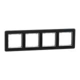 Sedna Design & Elements Ramka poczwórna szkło przydymione efekt szkła SDD362804 Schneider