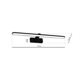 Milagro kinkiet łazienkowy nad lustro LED Splash Black 12W 840lm 4000K IP44 ML5616