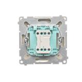 Simon Basic Przycisk dzwonek 10A szybkozłączka beż