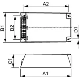 Statecznik transformator elektroniczny HID-PV Base 100 SON/CDO Q 220-240V PHILIPS