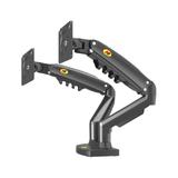 Obrotowy uchwyt biurkowy na sprężynie gazowej do dwóch monitorów LCD LED 17”-27”