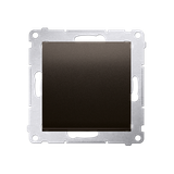 Simon 54 Przycisk pojedynczy zwierny bez piktogramu 16A z. śrub. brąz mat