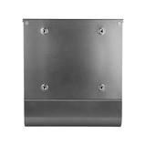 Skrzynka na listy HAITI z galwanizowanej stali z gazetnikiem i okienkami i wizytownikiem kolor czar