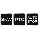 Nagrzewnica elektryczna ceramiczna PTC, 3kW nowy model