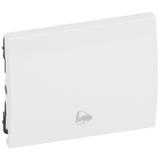 SISTENA LIFE KLAWISZ ARCTIC POJEDYNCZY Z SYMBOLEM DZWONKA, Legrand