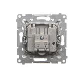 Simon 55 Gniazdo antenowe satelitarne podwójne SAT-SAT-RTV 2x Wejście: 5 MHz÷2,4 GHz Biały mat