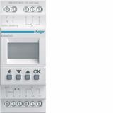 Wielofunkcyjny zegar cyfrowy z Bluetooth, 16A, 2-krotny EGN200 HAGER
