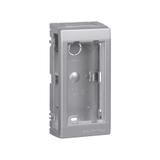 Simon Connect Obudowa natynkowa 1-modułowa 2x K45 aluminium