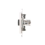 Simon 55 Gniazdo ekwipotencjalne pojedyncze Biały mat