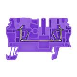 ZDU 2.5 VI Złączka szynowa przelotowa /100szt./ WEIDMULLER