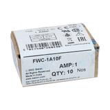 1AMP 700V AC UL FERRULE 10x38MM FUSE Wkładka szybka 1A AC 700V 10x38 mm aR UL FWC-1A10F EATON