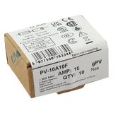 10AMP 1000VDC SOLAR FERRULE 10 X 38MM 10A 1000Vdc wkładka cylindryczna 10x38 do PV PV-10A10F EATON