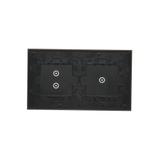 Simon 54 Touch Panel dotykowy S54 Touch 2 moduły 1 pole dotykowe + 2 pola dotykowe pionowe zastygła lawa DSTR213/73 KONTAKT