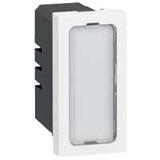 MOSAIC LAMPA SYGNALIZACYJNA POJEDYNCZA PŁASKA - 1 MODUŁ ANTYBAKTERYJNA 1W 230V~, Legrand