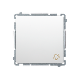 Simon Basic Przycisk dzwonek 16A z. śrub. biały