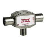 SPLITTERY EKRANOWANE ?9.52 MM - 862 MHZ, 1 WEJŚCIE MĘSKIE - 2 WYJŚCIA ŻEŃSKIE, Legrand