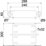 PION.ELEMENT ŁUKU 60X300MM FS