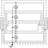 Ogranicznik przepięć DEHNpatch, z 2 gniazdami RJ45