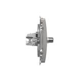 Simon Basic Gniazdo antenowe typu ''F'' + RJ45 kat.6 satynowy BMAFRJ45.01/29 KONTAKT