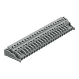 MCS-MIDI Classic gniazdo 22-bieg. szare raster 5 mm /10szt./ WAGO