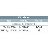 Zestaw uziemiający kolejowy, dł. 8,5 m